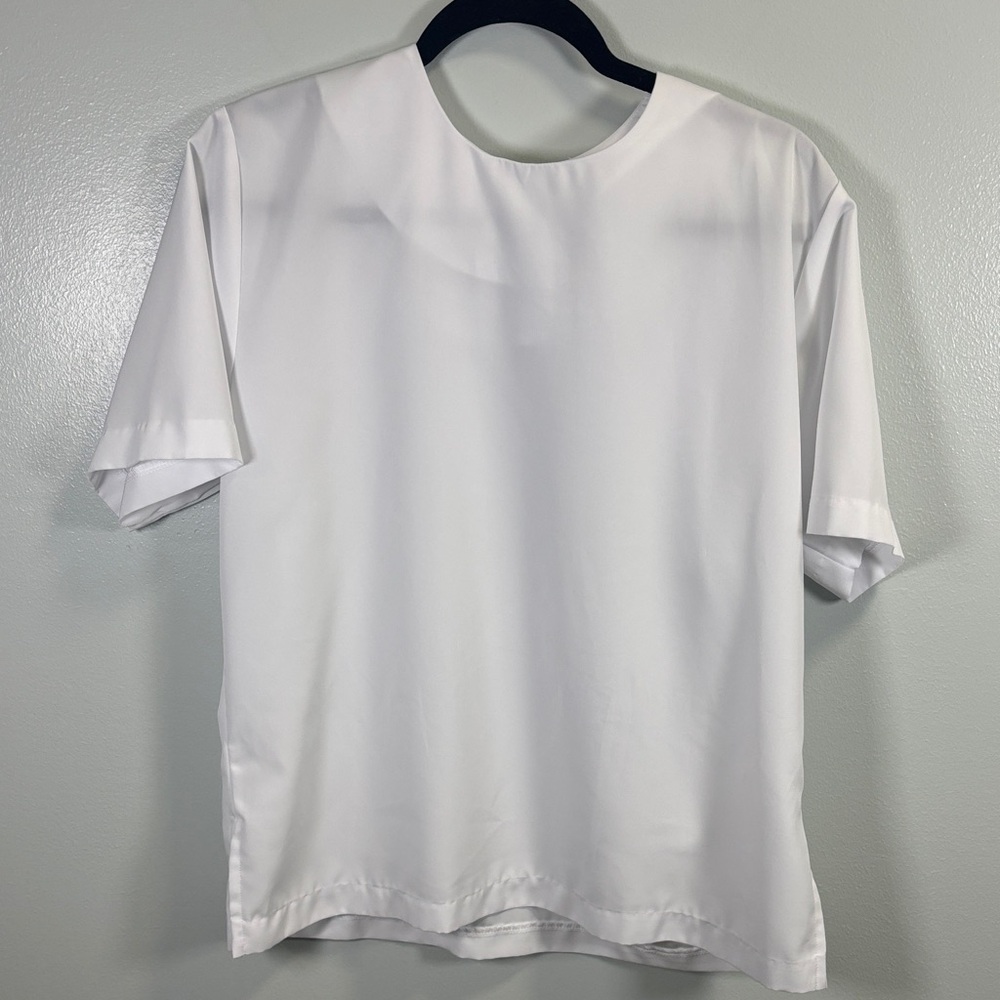 La Chemise Elegant White Women's Blouse‎ Sz Small